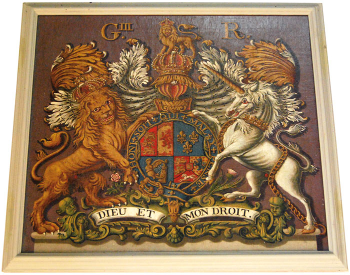 Weston Church royal arms