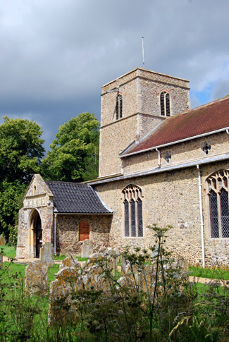 Weston Longville Church south door 325px