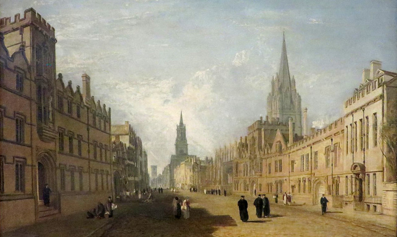 High Street, Oxford, J.M.W. Turner, 1810